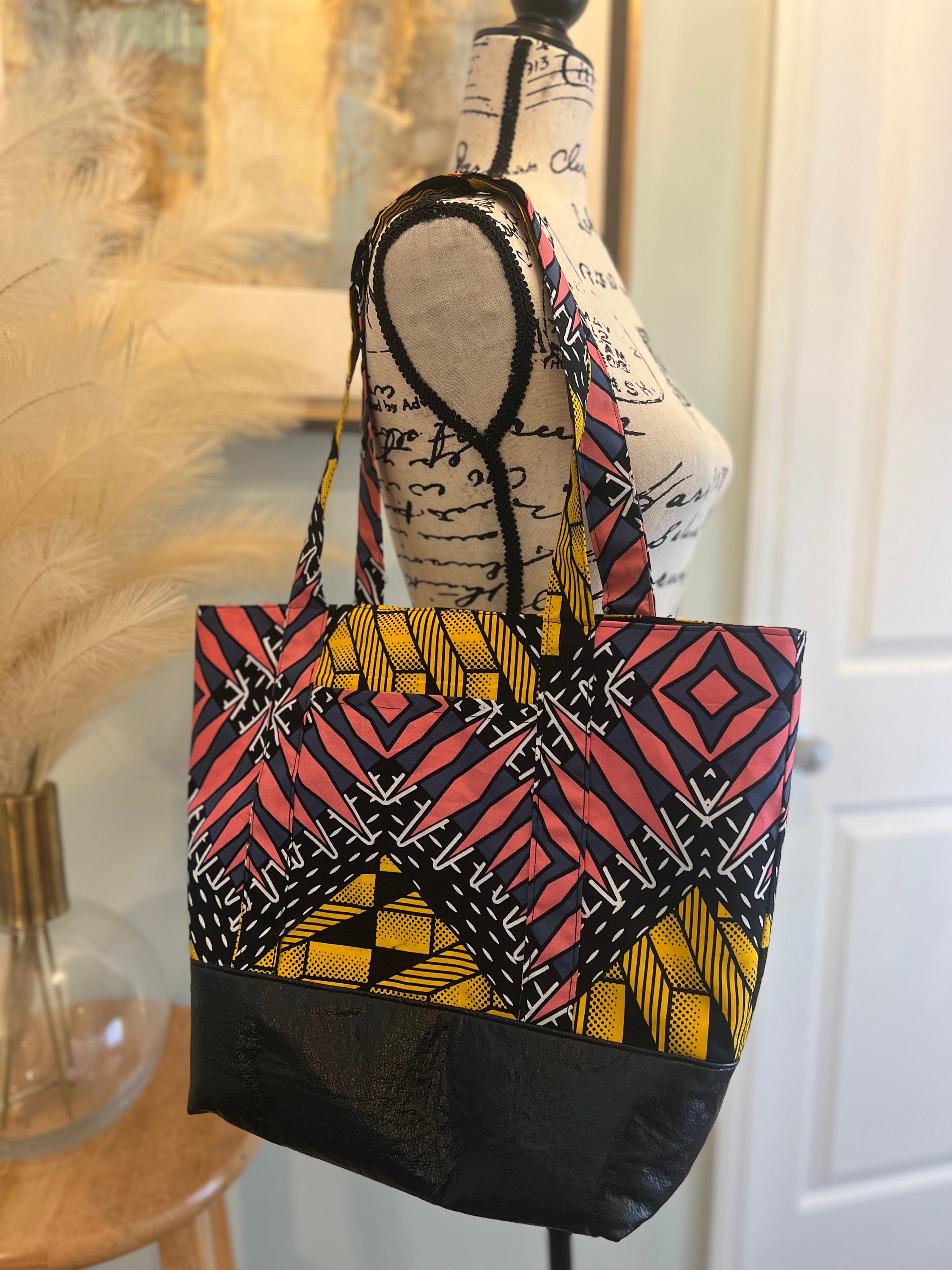 Hobo Bags Alfred Dunner Tote Bags African Print Tote Bag For