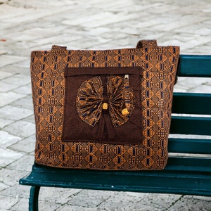 African Print Tote Bag, African Handbag, Kitenge Bag, Women Handbag, Authentic African Print Handbag, African Fabric Handbag, Ankara Bags