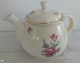 Vintage Household Institute Priscilla Floral Theepot-1 Eigenaar!