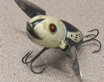 Heddon Crazy Crawler Lurewoodenvintage - Etsy