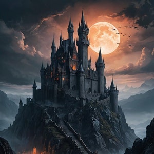 Dark Castle Astral Abode, Metaphysical Home Spirit Energy, Guide Resting Place, Spiritual Gift, Personal and Private, Digital Download