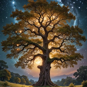 World Tree Astral Abode, Metaphysical Home, Spirit Energy, Guide Resting Place, Spiritual Gift, Personal Private, Digital Download