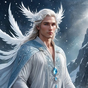 Snow Flower Spirit, Witch Familiar, Rare Spirit, Companion Spirit, Distance Binding Spell, Exclusive Digital Download
