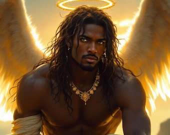 Ángel caído protector espiritual, maestro de artes oscuras, guía del amor propio, guardián espiritual, vínculo a distancia, descarga digital exclusiva.