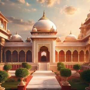 Royal Indian Palace, Astral Abode, Metaphysical Home, Spirit Energy, Resting Place, Spiritual Gift, Personal and Private, Digital Download