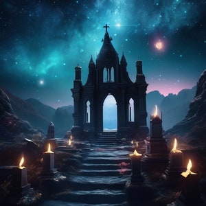 Graveyard Astral Abode, Metaphysical Home Spirit Energy, Guide Resting Place, Spiritual Gift, Personal and Private, Digital Download
