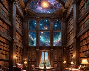 Biblioteca Morada Astral, Hogar Metafísico, Energía Espiritual, Lugar de Descanso Guía, Don Espiritual, Personal y Privado, Descarga Digital
