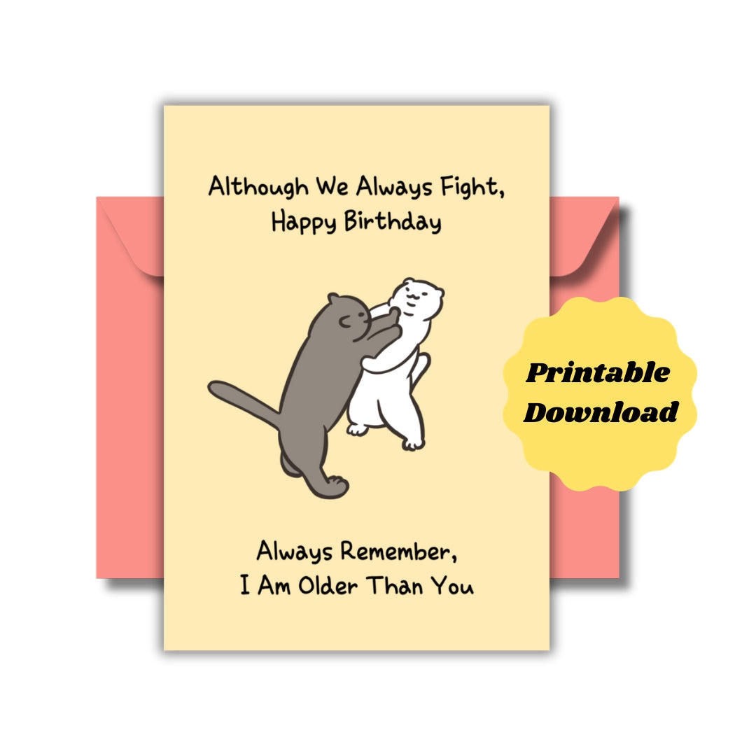 Funny Birthday Letter Brother Birthday Letter Best Friend Birthday