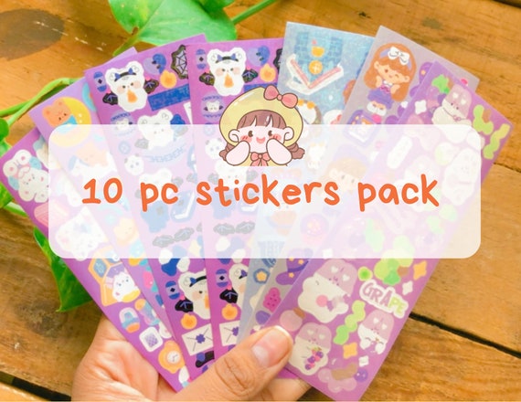 stickers Toploader Stickers Set Diary Decoration Stickers Kpop Gifts Holographic Sticker Pack Kpop Decor Stickers