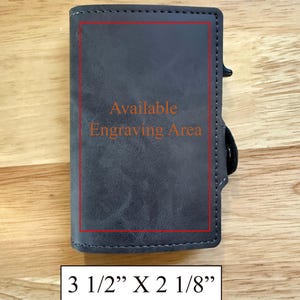 Custom Anime & Gamer Wallet - Personalized PU Leather Engraved Wallet With Your Favorite Character, Logo or Gamer Tag, Otaku Gift RFID Block image 4