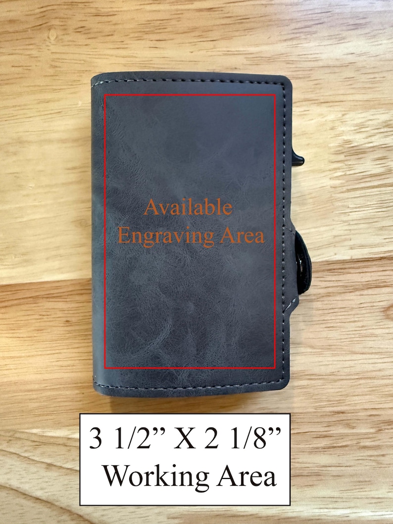Custom Anime & Gamer Wallet - Personalized PU Leather Engraved Wallet With Your Favorite Character, Logo or Gamer Tag, Otaku Gift RFID Block image 4
