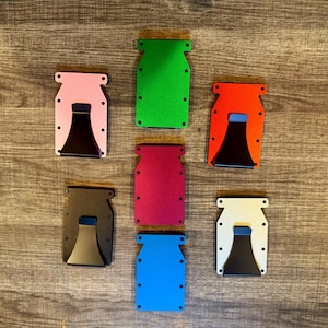 Billetera personalizada, regalo del Día del Padre, regalo de graduación, billetera grabada, regalo para él, billetera de metal, billetera para hombre, billetera personalizada