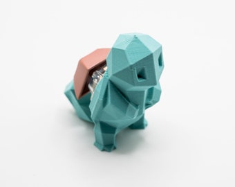 Low Poly Squirtle Mechanical Switch Fidget Toy