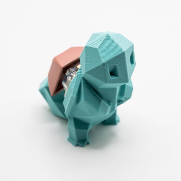Low Poly Squirtle Mechanical Switch Fidget Toy