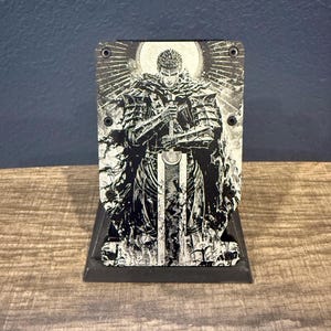 Raging Berserker Benutzerdefinierte Laser gravierte RFID Minimalistische Brieftasche, verschiedene Brieftaschenstile | Gamer Geschenk, Anime Liebhaber, Otaku Geschenk, EDC
