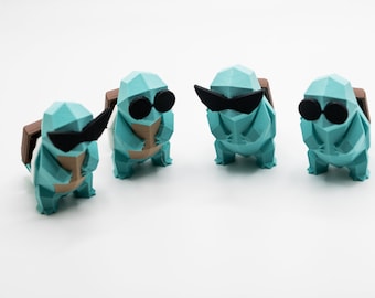 Low Poly Turtle Troop Keyboard Fidget Toy | Multi-Color Option | Gift For Him, Birthday Present, Gift for her