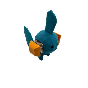Low Poly Mudkip Cheeky Clicker Mechanical Switch Fidget Toy | Birthday Gift, Anniversary Gift, Party Stuff, Desk Fidget