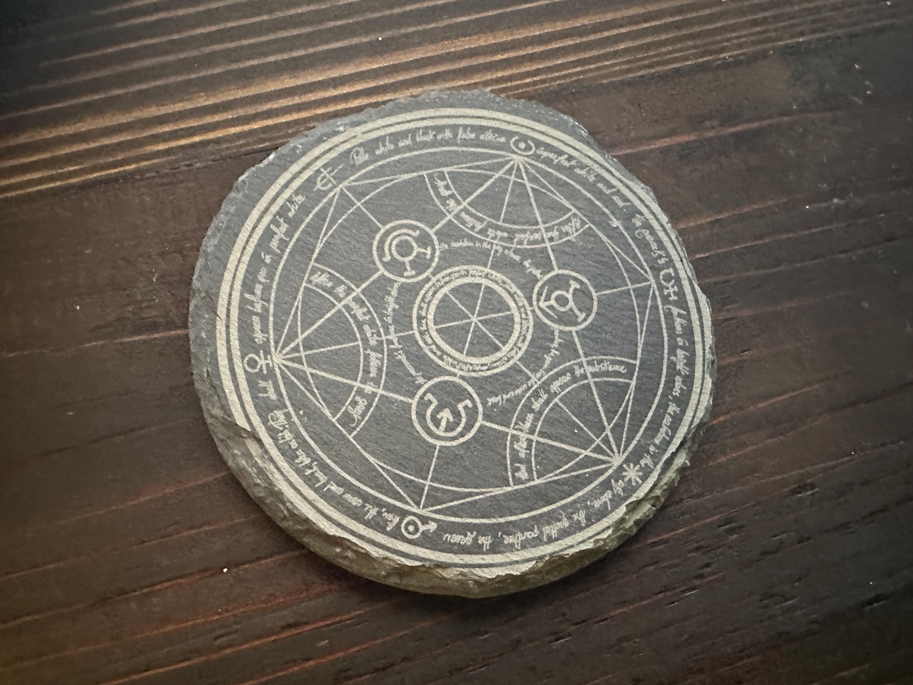 Redbubble Fullmetal Alchemist Transmutation Circle Charger
