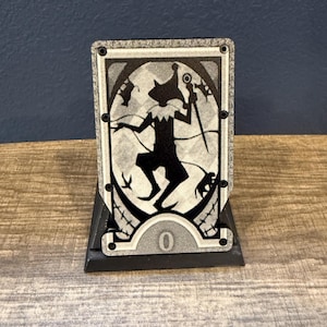 Cartera minimalista con carta de tarot grabada personalizada / Múltiples opciones de color / Regalo otaku, regalo para él, regalo de aniversario, espiritual
