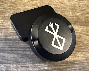 Dark Fantasy Mark of the Berserker Laser Engraved Metal Nicotine Can, Dip Tin, Snus Container, Birthday Present, Gift For Him, Gaming Gift