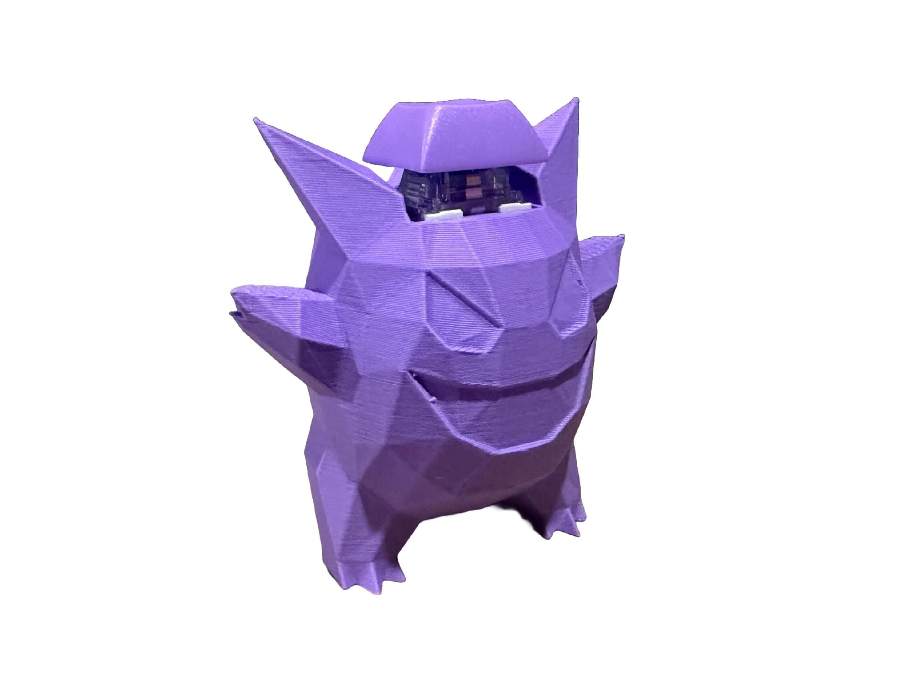 Low Poly Ghost Monster Keyboard Fidget Toy | Stim Toy, Stress Relief, ADHD, ASMR