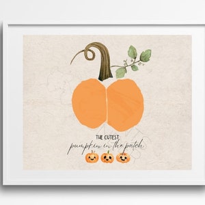Cutest Pumpkin In The Patch Baby Bumpkin Bumprint Printable