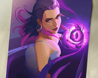 Reyna Valorant Art Print | Fanart Poster