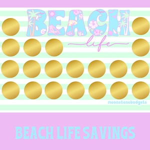 Beach Vibes Savings Challenge | Low Amount Savings Challenge | Mystery Scratch Off Savings