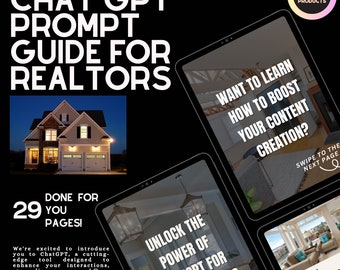 Chat Gpt Prompt Guide für Realtors, Chat Gpt Prompts, Verwendung von Chat GPT für Unternehmen