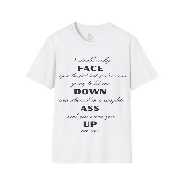 Face Down A** Up Unisex Garment Dyed T-Shirt ,GiftIdeas, HisAndHersStyle,TeesForAll, PersonalizedGifts, UrbanTrendsetters