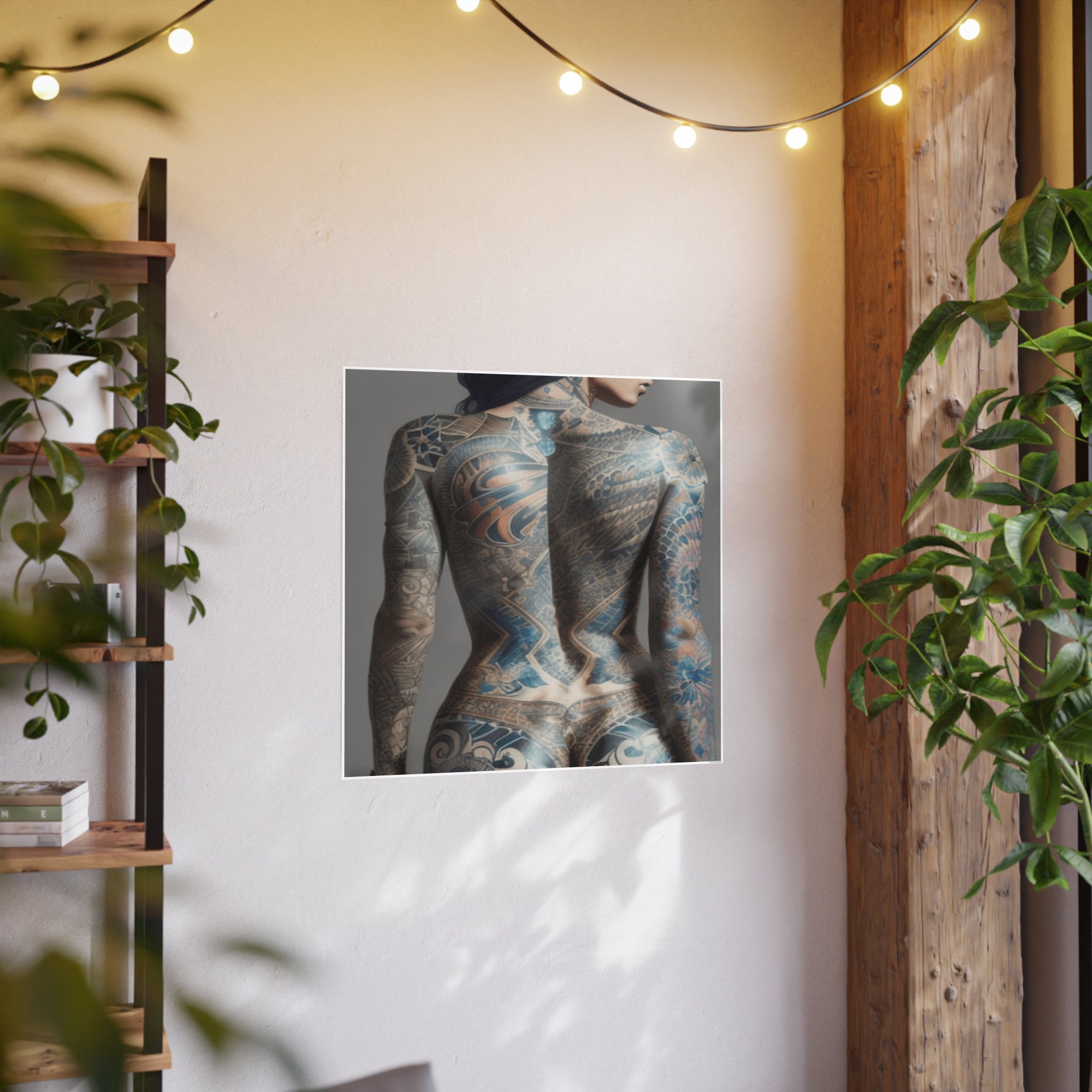 Beautiful Nude Body Art Poster - b0yvnd9