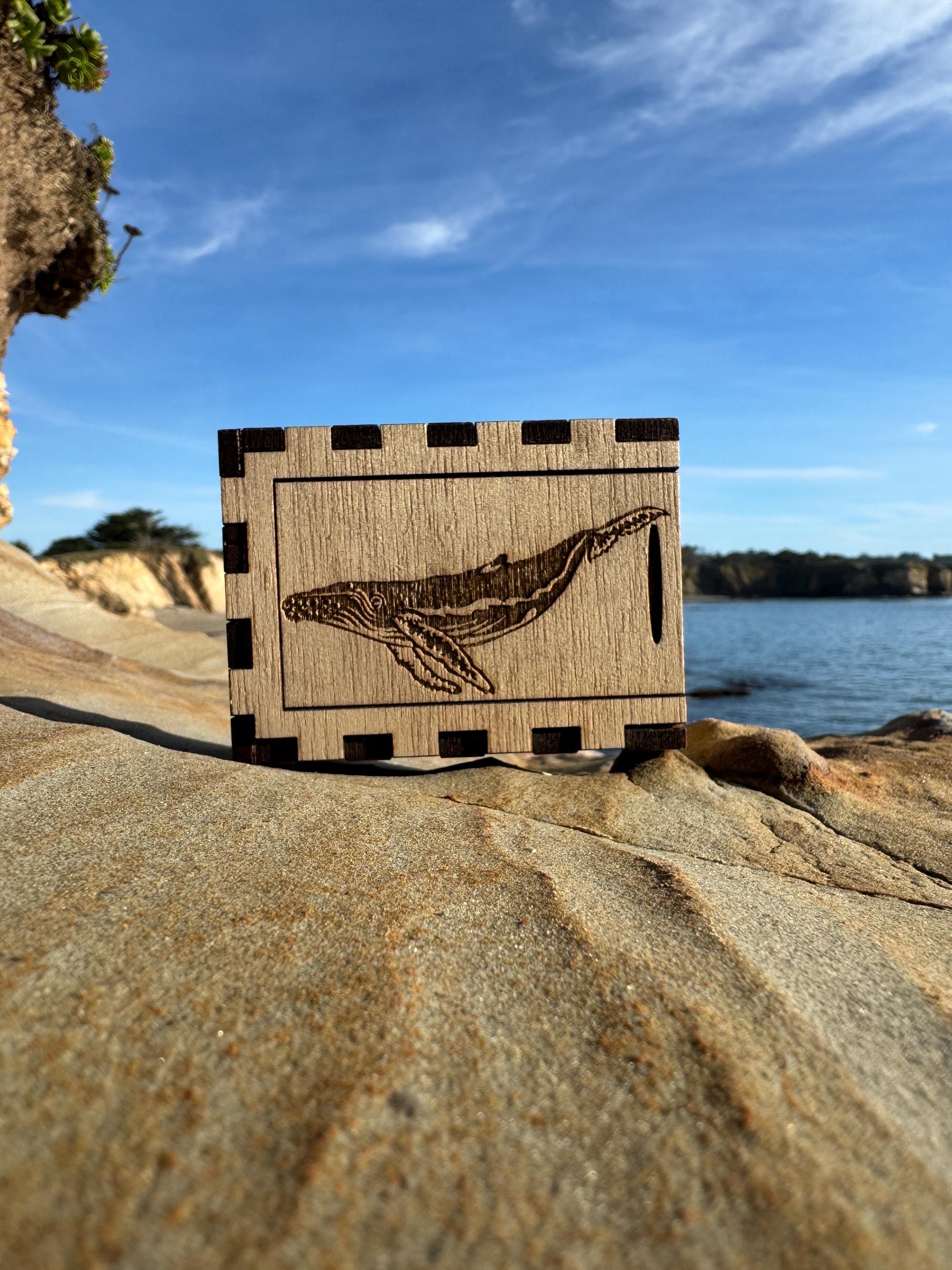 Humpback Whale Handmade From Natural Birch Wood