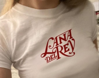 Lana Del Rey | Downtown Girl | y2k Baby Tee