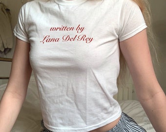 Camiseta para bebés Escrito por Lana Del Rey / Vintage y2k