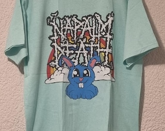 Vintage 90s Napalm Death “ Utopia Banished 1992 Death Metal T