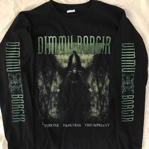 Svart metall Dimmu Borgir långärmad