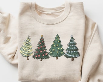 Christmas Tree Sweatshirt, Christmas Sweatshirt, Christmas Tree Sweater, Christmas Shirt, Holiday Gift, Christmas Family Shirt, Xmas Shirt