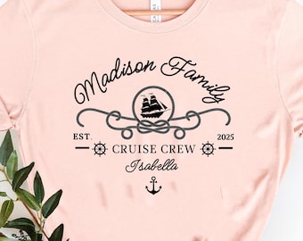 Personalized Family Cruise 2026 Shirt: Custom Matching Vacation Tee