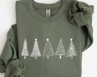 Christmas Tree Sweatshirt, Christmas Sweatshirt, Christmas Tree Sweater, Christmas Shirt, Holiday Gift, Christmas Family Shirt, Xmas Shirt