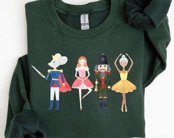 Nutcracker Sweatshirt, Christmas Sweatshirt, Sugar Plum Fairy Shirt, Christmas Family Shirt, Cute Holiday Gift, Christmas Shirt