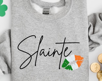 Slainte Shirt,St Paddys Day Shirt,Slainte Sweatshirt,Cute Saint Patricks Day,Shamrock Shirt,St Patricks Day,Shenanigans Shirt,Irish Shirt