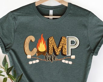 Camp Life Shirt, Camper Shirt, Camper Family Sweatshirt, Camping Shirt, Camping Fire Shirt, Nature Lover Shirt, Hiking Gifts,RV Camper Gift