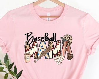 Shirt honkbal, moeder shirt sport, trendy moedershirt, cadeaus voor moeder, Moederdagcadeau, honkbalcadeaus, shirt mama leven, shirt honkbal, honkbalshirt