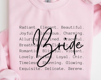 In my Bride Era Sweatshirt, Bride Era Shirt, Bride Sweatshirt, Bridal Shower Gift, Bride Shirt, Wedding Gift, Gift For Bride, Gift For Her