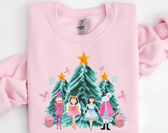 Weihnachten Nussknacker Sweatshirt, Nussknacker Baum Sweatshirt, Weihnachtsnussknacker Geschenk, Weihnachtsnussknacker Geschenk, Weihnachten Sweatshirt