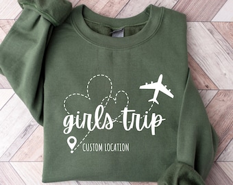 Camiseta de viaje de chicas 2026, sudadera de viaje de chicas, camisetas gráficas personalizadas a juego, regalo para mejores amigas, camiseta de viaje para amigas, camiseta de vacaciones para amigas