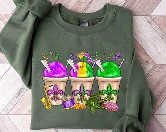 Mardi Gras Snow Ball Drink Shirt, Mardi Gras Carnival Shirt, Mardi Gras Drink Shirt, Fat Tuesday, Women Mardi Gras Tee, Cute Mardi Gras Tee