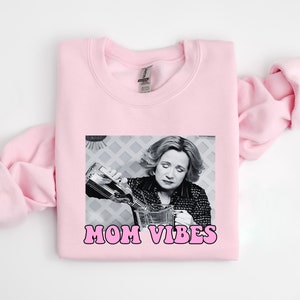 Maglietta divertente vintage Mom Vibes anni &#39;90, maglietta divertente retrò per mamma, maglietta Mom Life, regalo per la festa della mamma, regali fantastici per la mamma, maglietta Mom Vibes, regalo per la mamma