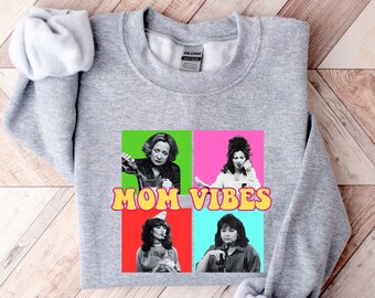 Jaren 90 Mom Vibes Vintage Funny Mom Shirt, Retro Funny Mom Shirt, Shirt Mom Life, Shirt Mom Life, Moederdagcadeau, coole moedercadeaus, shirt Mom Vibes, shirt moeder