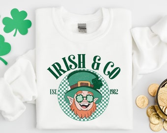 Irish and Go Sweatshirt, St. Patricks Day Shirt, St. Patricks Day Geschenk, St. Patricks Day Geschenk, St. Patricks Day T-Shirt, Klee Shirt